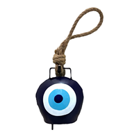Colgante Decorativo Tradicional Indio de Latón con Forma de Flor, Protección Contra el Mal de Ojo, Hecho a Mano, Vintage, para Bautizo, Diwali, Ecológico, para Exteriores