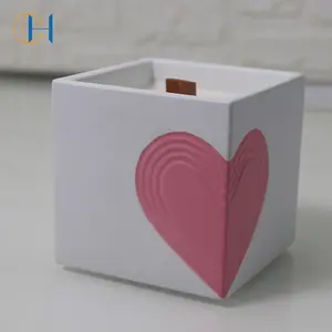 Kabbalah Hot Selling Luxury Valentine's Day Gift Crafts Wedding Decoration Cement Ceramic Candle