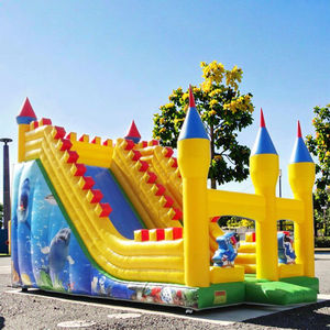 สันสปอร์ต ลดราคาพิเศษ บ้านลมเป่าลมสำหรับเด็กเล่น แบบมีสไลเดอร์ กระโดดเล่น<span class=keywords><strong>น้ำ</strong></span> ขนาด 370x370x232 ซม. รองรับ<span class=keywords><strong>น้ำ</strong></span>หนักได้ 135 กก. สำหรับ 3 คน - Product Image 6