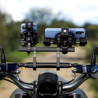 Kewig 250mm 22/25.4/28.6mm Ekstensi Stang Sepeda Motor Crossbar Serat Karbon & Ekstensi Stang Sepeda dari Paduan Aluminium