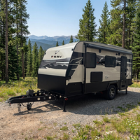 Caravane de voyage semi-tout-terrain modulaire au design moderne, pour 2-3 personnes, grand camping-car mobile de luxe, charge utile maximale de 3t