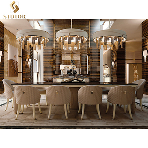 Vendita calda di alta qualità Design squisito semplice in microfibra in pelle italiana di lusso sedia moderna sala da pranzo - Product Image 6