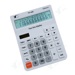 เครื่องคำนวณหน้าจอแสดง<span class=keywords><strong>ภาษี</strong></span>แบตเตอรี่2เส้นและเครื่อง<span class=keywords><strong>คำนวณ</strong></span>เดสก์ท็อปพลังงานแสงอาทิตย์ - Product Image 5