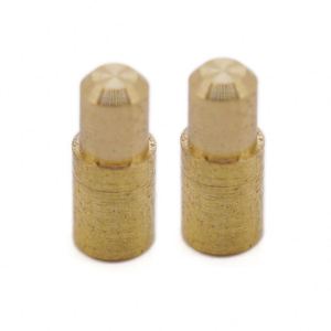 Pasador de inserción de latón macizo de 22 mm con cabeza cónica y hombro, personalizado profesionalmente, piezas de torno CNC con revestimiento de TiCN de mayor duración - Product Image 3
