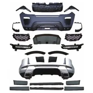 Kits de Carrocería para Parachoques Delantero y Trasero Modificados para Automóviles Nuevos con Luz Antiniebla para Evoque 2010-2016, Instalación con Tornillos - Product Image 2