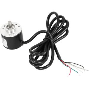Codeur optique incrémental Signswise 360Ppr DC 5-24V, arbre de 6 mm, sortie quadrature, câblage - Product Image 1