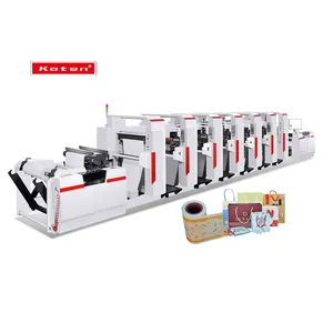 6 colors flexo printing machine Paper bag Hamburger box printing machine