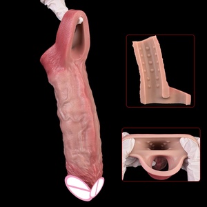 Big Hollow Dildo <b>Vibrator</b> Rechargeable Realistic Penis Enlargement Extender Silicone G-spot Vagina Massager <b>Vibrator</b> for Man Gay - Product Image 2