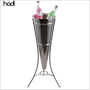 Nhà Máy Trực Tiếp Thép Không Gỉ Rượu Sâm Banh Xô Đá Đứng Rose Gold Và Bạc Thép Bảng Xô Đá W Đứng - Product Image 6