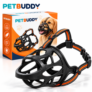 Bozal para Perro con Logotipo Personalizado, Ajustable y Transpirable, Diseño de Cesta para Marcas de Mascotas y Compradores Mayoristas - Product Image 2