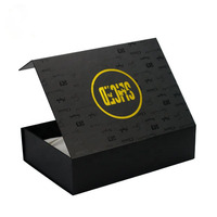 Vente en gros boîte en carton de papier de luxe avec logo personnalisé boîte d'emballage de vêtement t-shirt chaussette vêtement coffrets cadeau pour vêtements d'homme femme