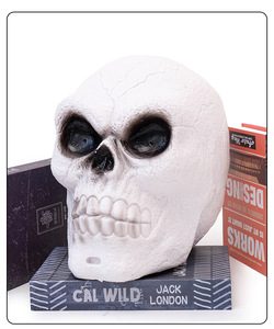 Ornement lumineux géant tête de crâne colorée pour Halloween, durable, pour intérieur, activé par le son et la touche, style artistique rétro, pour <span class=keywords><strong>Escape</strong></span> <span class=keywords><strong>Room</strong></span> et <span class=keywords><strong>maison</strong></span> <span class=keywords><strong>hantée</strong></span> - Product Image 1