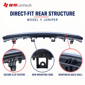 ไฟส่องสว่างกันชนหน้า LinTech Premium รุ่น 2038294-00-E-XX อุปกรณ์ซ่อมบำรุงรถยนต์สำหรับ <span class=keywords><strong>Tesla</strong></span> <span class=keywords><strong>Model</strong></span> Y Juniper อะไหล่สำหรับการบูรณะ - Product Image 2