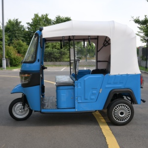 Tricycle électrique entièrement fermé, <span class=keywords><strong>taxi</strong></span> 4 places, 1000W 60V, tricycle électrique à 3 roues pour adultes, Tuk Tuk - Product Image 3