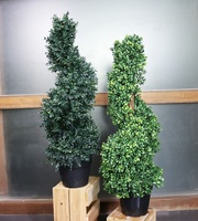 Plantes artificielles de haute qualité verdure Simulation Faux buis topiaire faux pins Plantas Artificiales extérieur intérieur déco