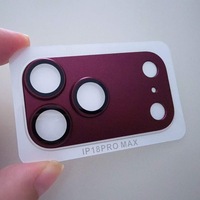Protection d'objectif de caméra en verre trempé intégré en métal mat, protection complète de l'objectif du téléphone pour iPhone 18 Pro Max