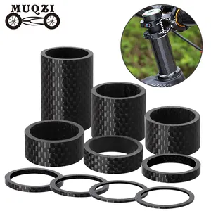 MUQZI dağ bisikleti kulaklık kök paspayı Ultra hafif karbon Fiber 28.6mm ön çatal yıkayıcı
