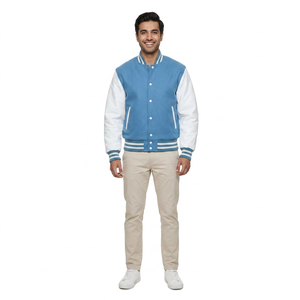 Chaquetas Varsity a la Moda para Hombre, de Alta Calidad, Transpirables, 100% Algodón, Ropa de Invierno Personalizada, Venta al Por Mayor - Product Image 1