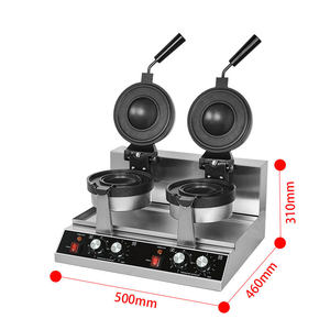 Máquina para Hamburguesas UFO para Pequeños Negocios, con Revestimiento Antiadherente, Placas Dobles, Prensa para Panini y Gelato, Comercial - Product Image 2