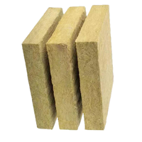 120kg M3 Panneaux Sandwich Laine De Roche 10 cm Revêtement Mural Design Carré Moderne 100mm 150mm pour Isolation Extérieure D'entrepôt