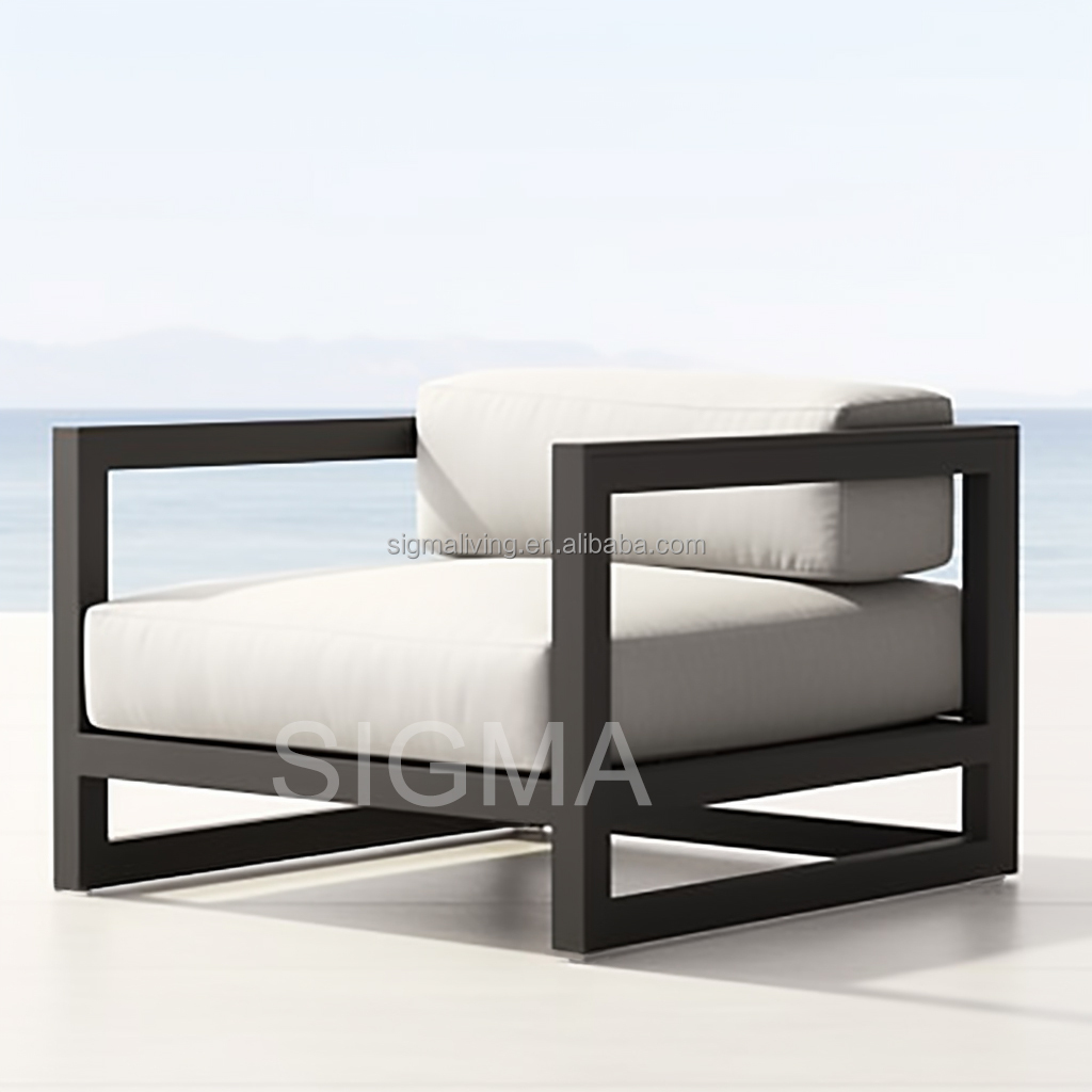 Luxury Aluminum Outdoor Garden Sofa New Design Patio Outdoor Furniture sofa set