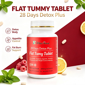 28 Days Detox Plus Flat Tummy Tablet <b>Herbal</b> Pills Suppress Appetite Burn Fat Detox Dietary <b>Supplement</b> Tablets for Weight Control - Product Image 3