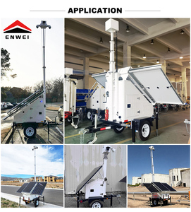 Remorque de surveillance mobile, tour d'énergie solaire, solution de sécurité hors réseau pour zones éloignées - Product Image 4