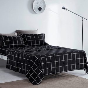 1800 chủ đề đếm in dễ dàng chăm sóc sợi nhỏ 4-mảnh tấm ga trải giường thiết lập với 14 '' - 16'' túi sâu - Product Image 1