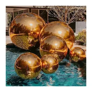 Christmas decoration ball Hanging red mirror sphere disco decorative large Giant New year Ornaments Reflecting mirror balloon