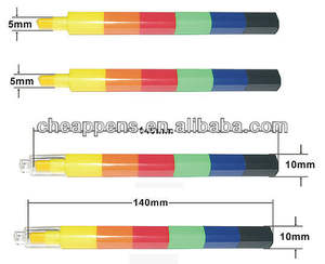 Crayons empilables pour le dessin des enfants à l'école - Product Image 2