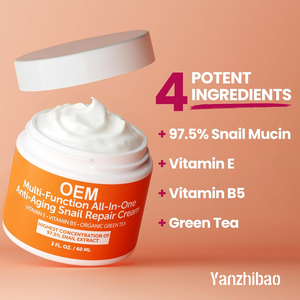 Crème hydratante pour la peau OEM avec du rétinol et de la mucine d'escargot pour la réparation, l'éclaircissement et la revitalisation - Product Image 5