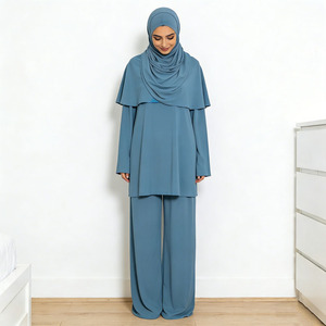 High Quality Modest Swimwear Women Muslim Long Sleeve Burkini 3 Pieces Summer Suit - Product Image 2