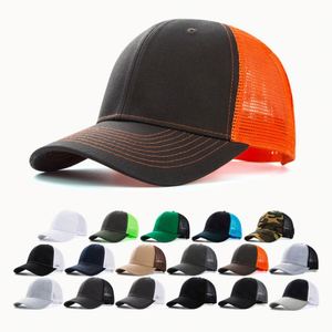 Casquettes de baseball BSCI en gros, casquettes trucker vierges avec logo personnalisé - Product Image 1