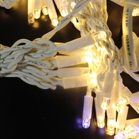 Lumières de noël décor extérieur rideau led icicle string lumières nouvel an fête de mariage guirlande