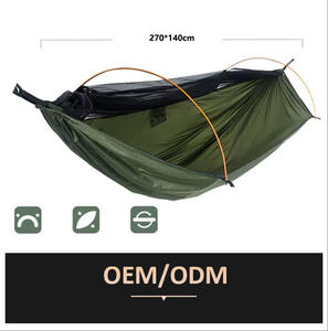 Hamaca portátil patentada <span class=keywords><strong>de</strong></span> alta calidad Popular 2025, tienda <span class=keywords><strong>de</strong></span> columpio, mosquitera impermeable <span class=keywords><strong>para</strong></span> acampar con diseño <span class=keywords><strong>de</strong></span> paracaídas - Product Image 5