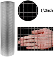 Panneau de treillis soudé en PVC de haute qualité 6x6mm pour gabions et usage en jardinage