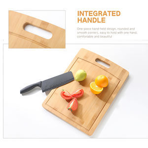 Juego de tabla de cortar de bambú para cocina, de Color Natural, venta al por mayor - Product Image 3