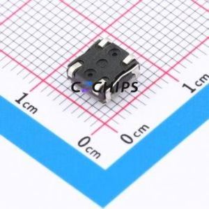 TS-1159UB-B-A-W Tactile Switch SMD-4P,6.2x6.2mm Switch Single Pole Single Throw Round Button 1.6N Vertical Mount - Product Image 2