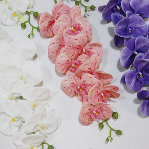 Haut <span class=keywords><strong>de</strong></span> gamme blanc Phalaenopsis tissu Phalaenopsis décoration mariage Simulation soie fleur Arrangement commerce extérieur Arti - Product Image 3