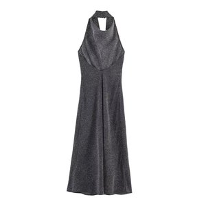SHENZHU 2026 Nuovo Abito Estivo <span class=keywords><strong>Sexy</strong></span> da <span class=keywords><strong>Donna</strong></span> Europeo e Americano con Scollo all'Americana, Orlo a Trapezio e Stampa a Pois, Modello 5289049 - Product Image 2