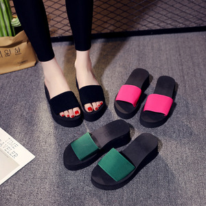 Nouvelles Sandales Tendance d'Été à Plateforme Élastique pour la Plage, Sandales Plates Compensées pour Femmes - Product Image 6