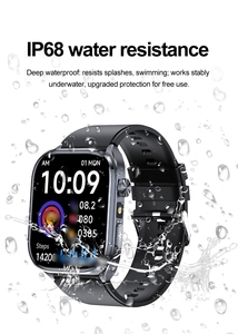 Smartwatch ultra ET572 2.0 pouces écran TFT comptage de pas rappel de médicaments montre de santé intelligente lampe de poche Smartwatch 2025 - Product Image 6