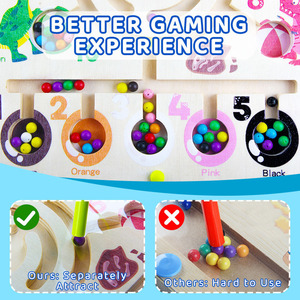 Tablero <span class=keywords><strong>de</strong></span> Rompecabezas <span class=keywords><strong>de</strong></span> Aprendizaje Montessori para <span class=keywords><strong>Contar</strong></span> y Combinar, Laberinto Magnético <span class=keywords><strong>de</strong></span> Colores y Números para Niños Pequeños, Juego <span class=keywords><strong>de</strong></span> Laberinto Magnético <span class=keywords><strong>de</strong></span> Dinosaurios <span class=keywords><strong>de</strong></span> Madera - Product Image 4