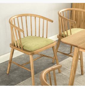 European retro <b>dining</b> chairs with solid wood backrests simple coffee shop/country style/home/restaurant <b>dining</b> <b>table</b> and chairs - Product Image 4