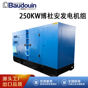 Grupo Electrógeno Diésel Baudouin de 250 kW TPD250B5, Resistente a la Lluvia, Bajo Nivel de Ruido, 400/230 V, 50 Hz, 1500 rpm - Product Image 3
