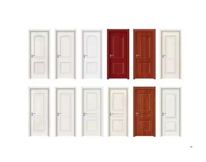A buon mercato interno HDF modellato porte in legno camera interna prevenzione degli insetti e resistente all'acqua camera da letto porta in legno - Product Image 2