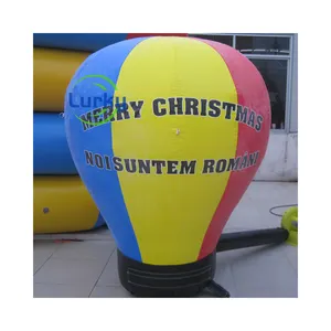 Mini đầy màu sắc Inflatable mặt đất Bóng Hot Air Balloon Inflatable bóng