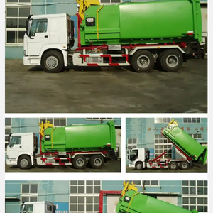 Camion benne à bras de levage pour déchets de 15 tonnes, véhicule de collecte à crochet pour la vente - Product Image 6