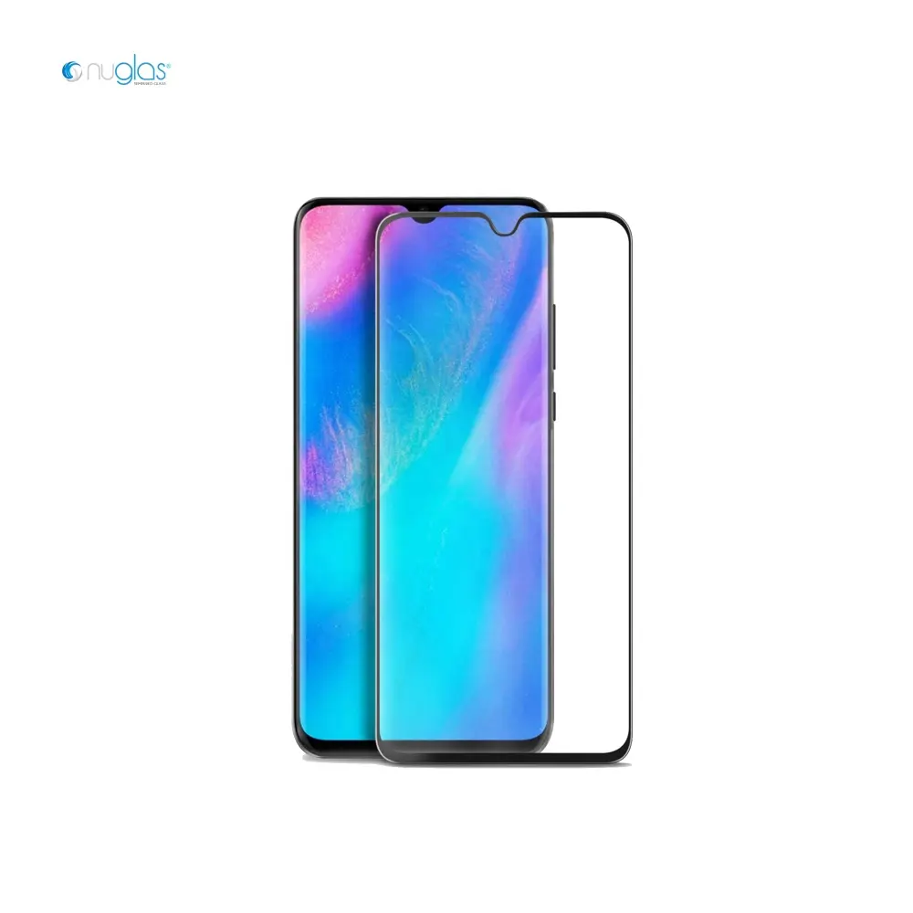 Strong anti shock 5d tempered glass screen protector for huawei p30 lite