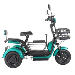 Tricycles électriques à batterie 48V pas chers, cadre en acier ouvert, motos à 3 roues pour adultes, utilisation pour le transport de marchandises et de passagers - Product Image 4